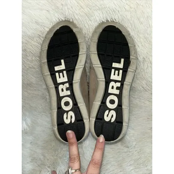 Sorel Suede Faux Fur Lined Boots Size 8 - Picture 10 of 10